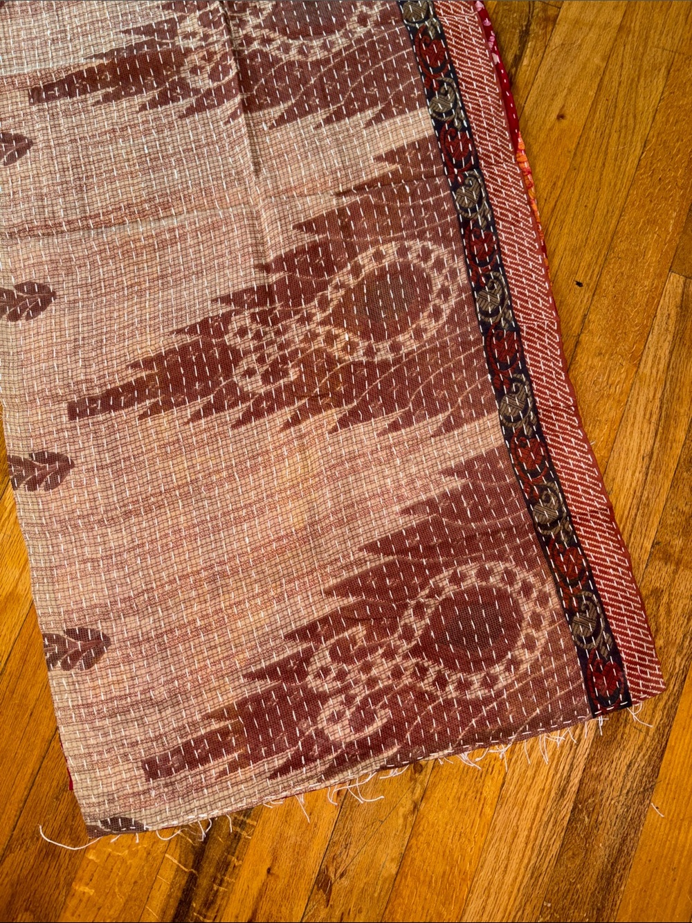 Kantha Scarf #6 100% Cotton